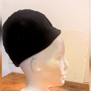 Elegant 1960s Black Women's Hat